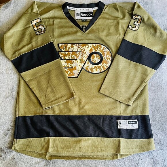 Reebok Philadelphia Flyers gostisbehere veterans day jersey - Picture 1 of 2